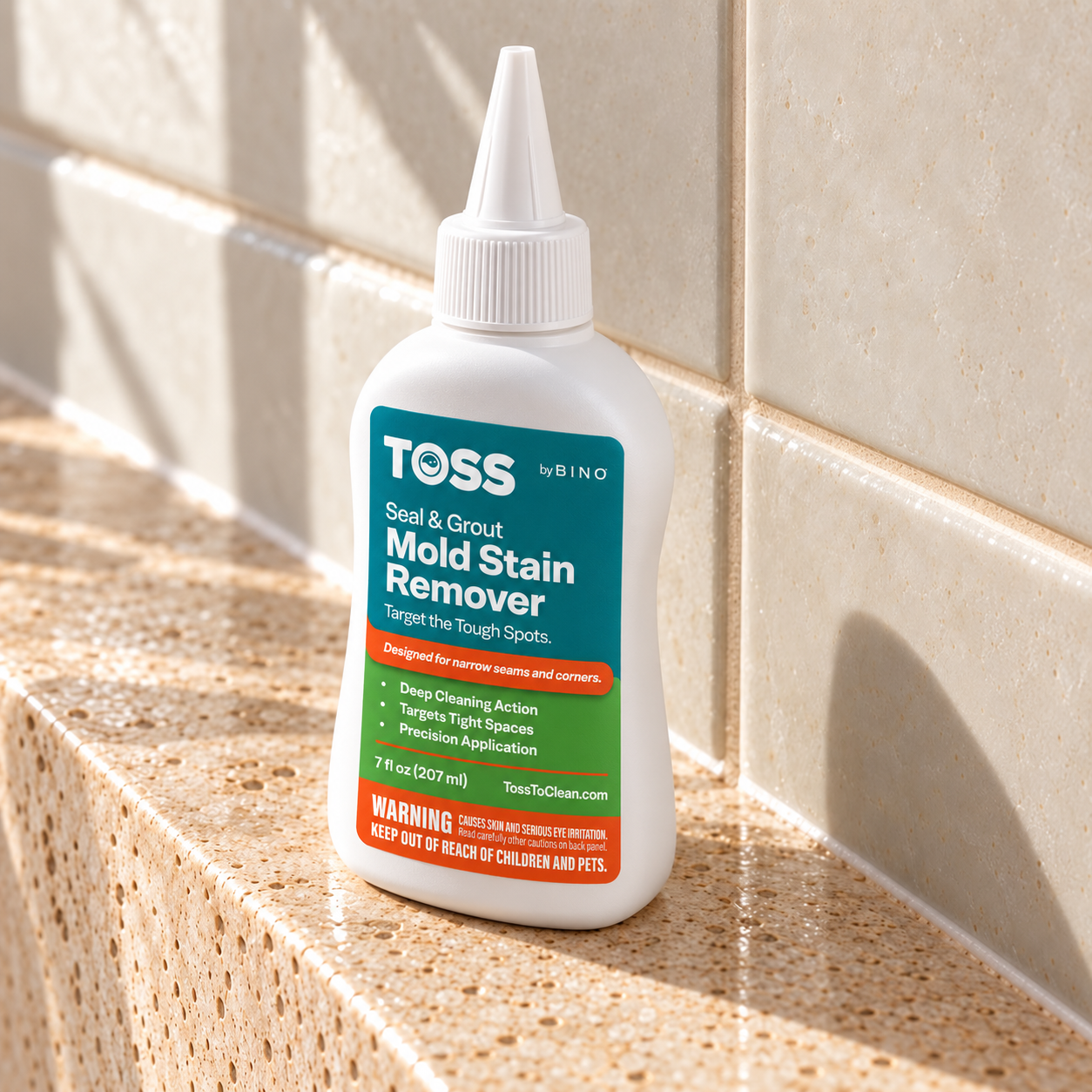 TOSS precision-nozzle mold gel bottle