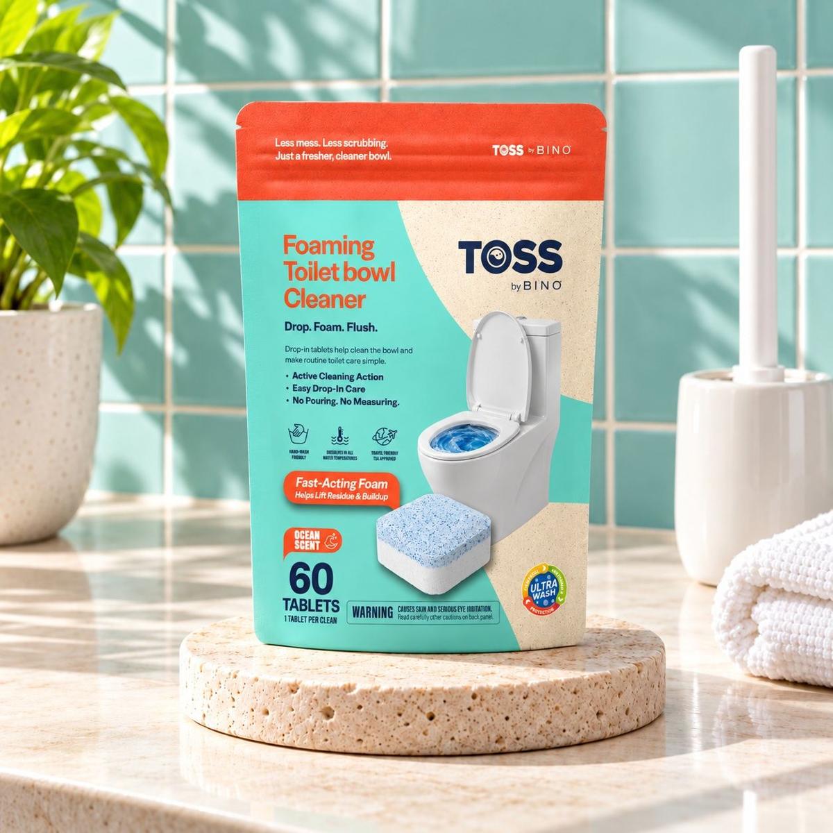 TOSS Foaming Toilet Bowl Cleaner packaging